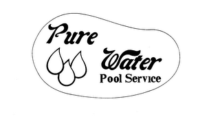 PURE WATER POOL SERVICE logo