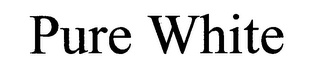 PURE WHITE logo