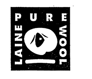 PURE WOOL LAINE logo