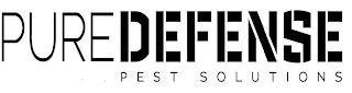 PUREDEFENSE PEST SOLUTIONS logo