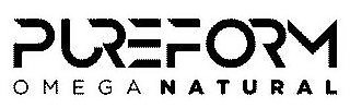 PUREFORM OMEGA NATURAL logo