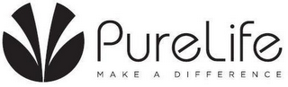 PURELIFE MAKE A DIFFERENCE logo