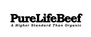 PURELIFEBEEF A HIGHER STANDARD THAN ORGANIC logo