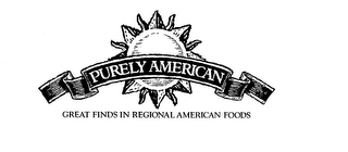 PURELY AMERICAN GREAT FINDS IN REGIONALAMERICAN FOODS logo