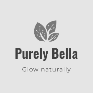 PURELY BELLA GLOW NATURALLY logo