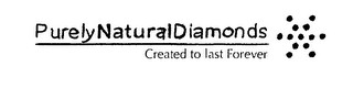 PURELY NATURAL DIAMONDS CREATED TO LAST FOREVER logo