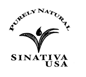 PURELY NATURAL SINATIVA USA logo
