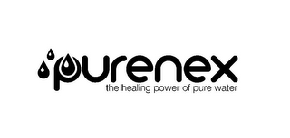 PURENEX THE HEALING POWER OF PURE WATER logo