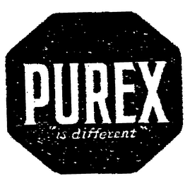 PUREX "IS DIFFERENT" logo