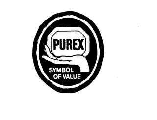 PUREX SYMBOL OF VALUE logo