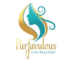 PURFAVULOUS LIVE BEAUTIFUL logo