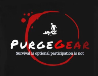 PURGEGEAR SURVIVAL IS OPTIONAL PARTICIPATION IS NOT logo