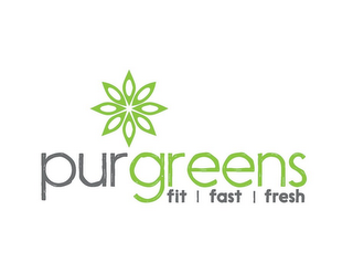 PURGREENS FIT | FAST | FRESH logo