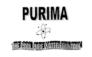 PURIMA THE COOL PURE WATER FOUNTAIN logo