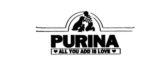 PURINA ALL YOU ADD IS LOVE logo