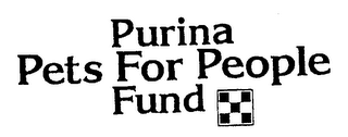 PURINA PETS FOR PEOPLE FUND logo