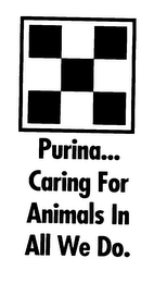PURINA...CARING FOR ANIMALS IN ALL WE DO. logo
