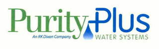 PURITY PLUS AN RK DIXON COMPANY WATER SYSTEMS logo