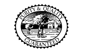 PURITY & QUALITY GUARANTEED logo