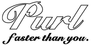 PURL FASTER THAN YOU. logo