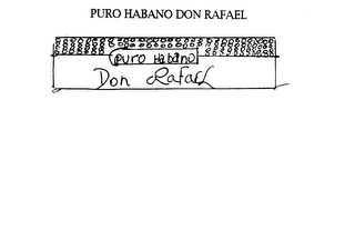 PURO HABANO DON RAFAEL logo