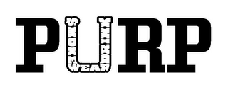 PURP SMOKE WEAR DRINK logo
