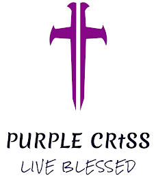 PURPLE CRTSS LIVE BLESSED logo