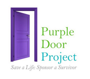 PURPLE DOOR PROJECT SAVE A LIFE: SPONSOR A SURVIVOR logo