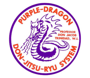 PURPLE-DRAGON DON-JITSU-RYU SYSTEM PROFESSOR DON JACOB TRINIDAD, W.I. logo