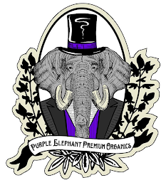 PURPLE ELEPHANT PREMIUM ORGANICS logo