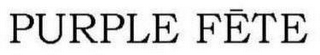 PURPLE FETE logo