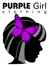 PURPLE GIRL C L O T H I N G logo