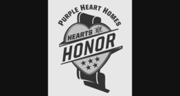 PURPLE HEART HOMES HEARTS OF HONOR logo