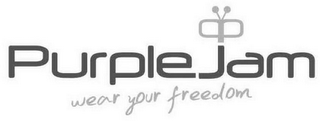 PURPLE JAM WEAR YOUR FREEDOM logo