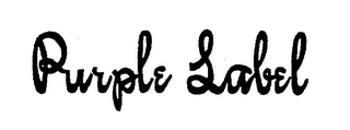 PURPLE LABEL logo