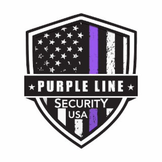 PURPLE LINE SECURITY USA logo