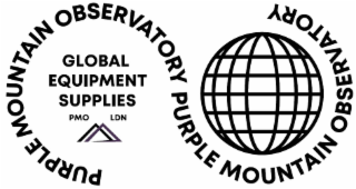 PURPLE MOUNTAIN OBSERVATORY GLOBAL EQUIPMENT SUPPLIES PMO LDN PURPLE MOUNTAIN OBSERVATORY logo