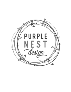 PURPLE NEST DESIGN logo