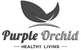 PURPLE ORCHID - HEALTHY LIVING - logo