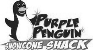 PURPLE PENGUIN SNOWCONE SHACK logo