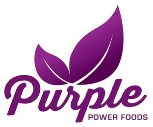 PURPLE POWER FOODS logo