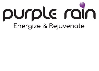 PURPLE RAIN ENERGIZE & REJUVENATE logo