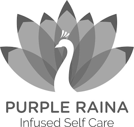 PURPLE RAINA INFUSED SELF CARE logo