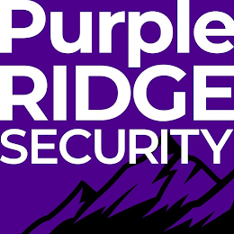 PURPLE RIDGE SECURITY logo