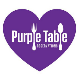 PURPLE TABLE RESERVATIONS logo