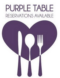 PURPLE TABLE RESERVATIONS AVAILABLE logo
