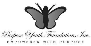 PURPOSE YOUTH FOUNDATION, INC. EMPOWERED WITH PURPOSE logo