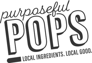 PURPOSEFUL POPS LOCAL INGREDIENTS. LOCAL GOOD. logo