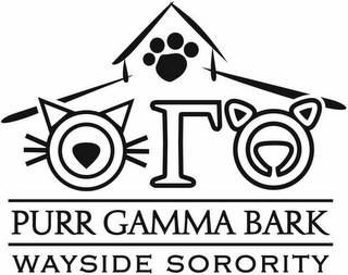 PURR GAMMA BARK WAYSIDE SORORITY logo