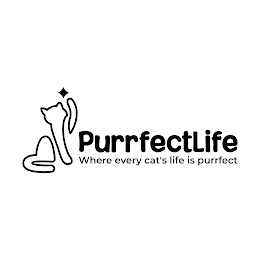 PURRFECTLIFE WHERE EVERY CAT'S LIFE IS PURRFECT logo